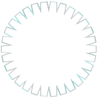 Form holografisch mit Metalleffekt. satz von ethnischem stern, rahmen, gitter, kreis, kreisförmig, realistisches 3d-rendering. Die Sammlung abstrakter Formen ist eine trendige Mischung aus geometrischen Formen png