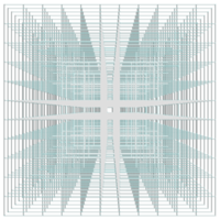 forme holographique avec effet métal . ensemble d'étoiles ethniques, cadre, grille, cercle, rendu 3d circulaire et réaliste. la collection de formes abstraites est un mélange tendance de formes géométriques png