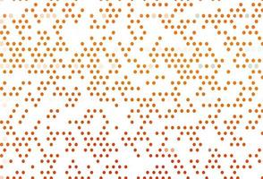 Light Orange vector backdrop with dots.