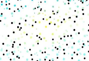 Light Blue, Yellow vector pattern in polygonal style with circles.