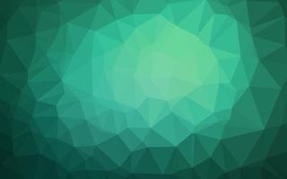 Light Green vector abstract polygonal texture.