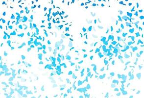 Light blue vector pattern with chaotic shapes.