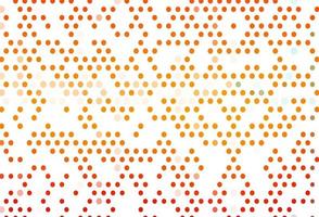 Light Orange vector backdrop with dots.