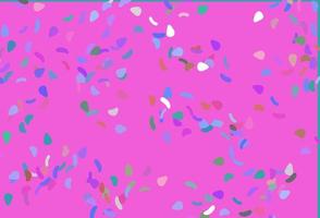 Light Multicolor, Rainbow vector backdrop with abstract shapes.