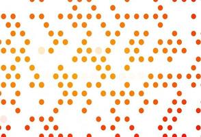 Light Orange vector template with circles.