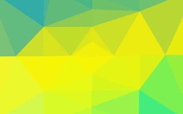 Light Green, Yellow vector low poly texture.