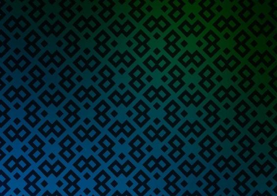 Dark Blue, Green vector template with crystals, rectangles.