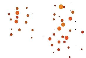 Light orange vector pattern with spheres.