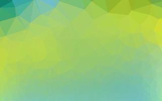 Light Green, Yellow vector shining triangular background.