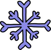 Hand Drawn snowflakes illustration png