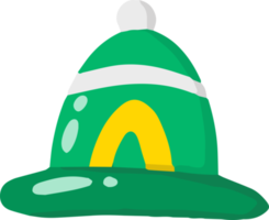 dibujado a mano ilustración de sombrero de guardia de navidad png