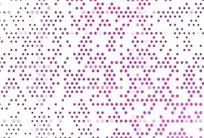 Light Pink vector pattern with spheres.