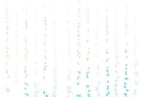Light Green, Yellow vector background with rectangles.