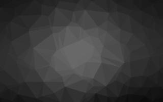 plata oscura, patrón de mosaico abstracto vector gris.