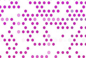 Light Pink vector backdrop with dots.