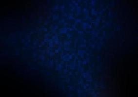 Dark BLUE vector backdrop with rectangles, squares.