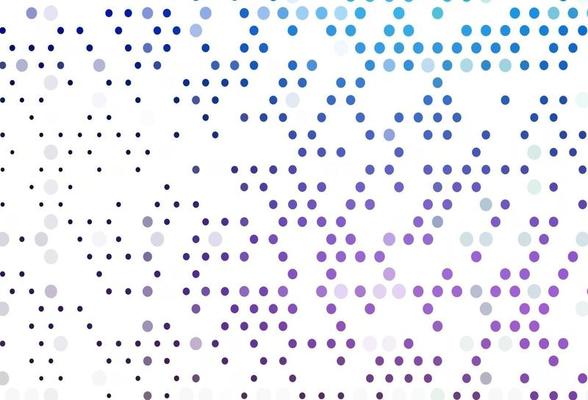 Light Pink, Blue vector backdrop with dots.