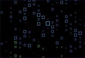 Dark Blue, Green vector texture in rectangular style.