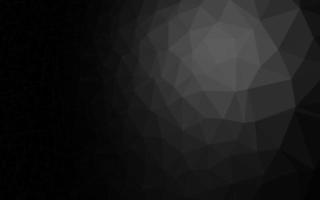 Dark Silver, Gray vector shining triangular background.