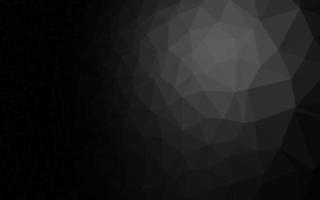 Dark Silver, Gray vector shining triangular background.