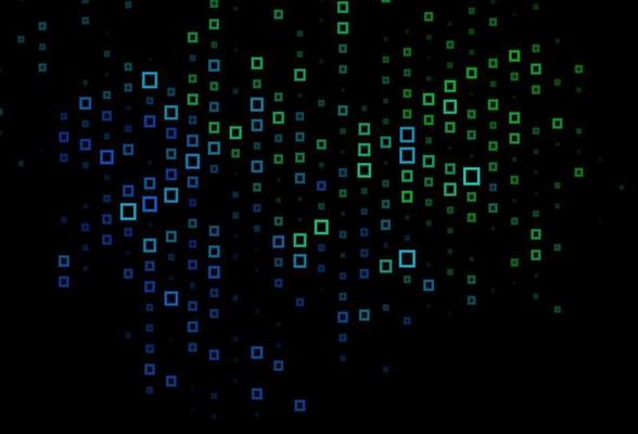 Dark Blue, Green vector layout with lines, rectangles.
