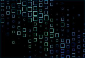 Dark Blue, Green vector pattern in square style.