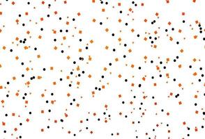 Light Orange vector backdrop with lines, circles, rhombus.