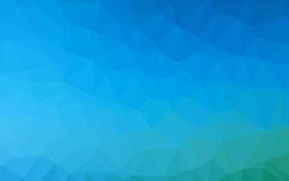 Light Blue, Green vector polygonal background.