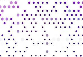 Light Purple vector background with bubbles.