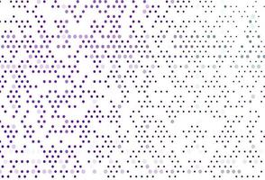 Light Purple vector background with bubbles.