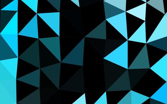 vector azul claro brillante fondo triangular.