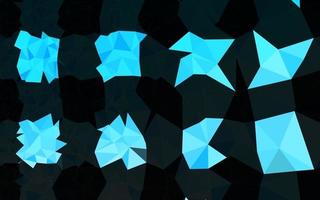 Light BLUE vector shining triangular pattern.