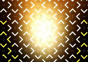 Dark Yellow, Orange vector template with repeated sticks.