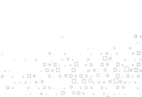 Light Blue, Red vector background with circles, rectangles.