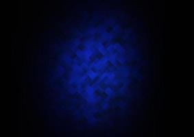 textura de vector azul oscuro en estilo rectangular.