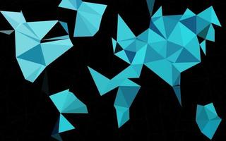 Light BLUE vector polygonal background.