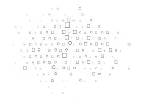Light Blue, Red vector pattern with spheres, squares.