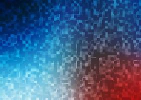 Light Blue, Red vector background with rectangles.