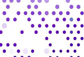 Light Purple vector cover with spots.