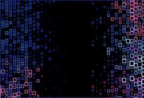 Dark Blue, Red vector texture in rectangular style.