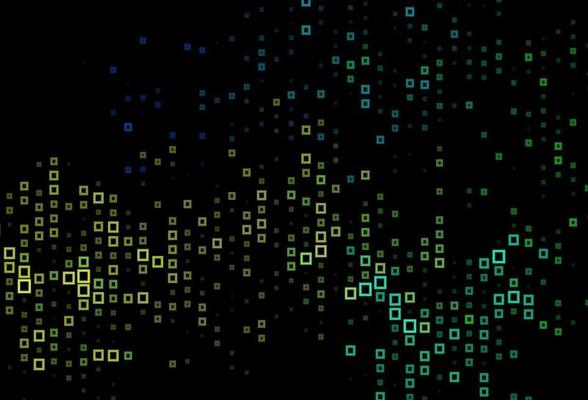 Dark Blue, Yellow vector layout with lines, rectangles.