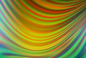 Light Blue, Yellow vector pattern with liquid shapes.
