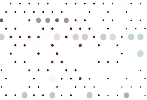 plantilla de vector rojo claro con círculos.