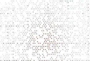 Light Red vector background with bubbles.