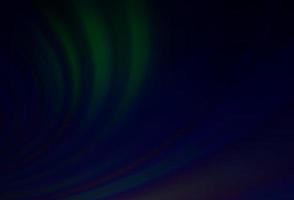 Dark Black vector background with bent lines.