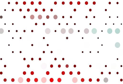 Light Red vector pattern with spheres.
