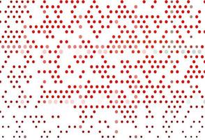 Light Red vector pattern with spheres.