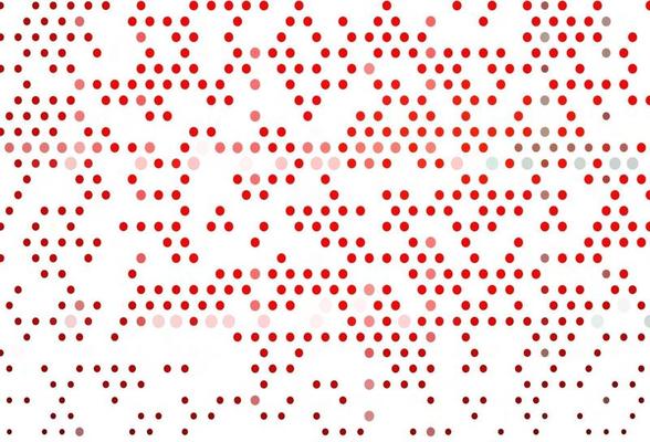 Light Red vector pattern with spheres.