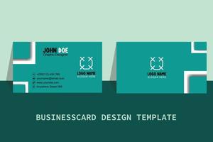 Business Card Template Free Vector