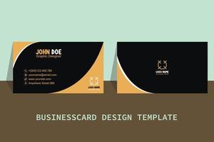 Business Card Template Free Vector